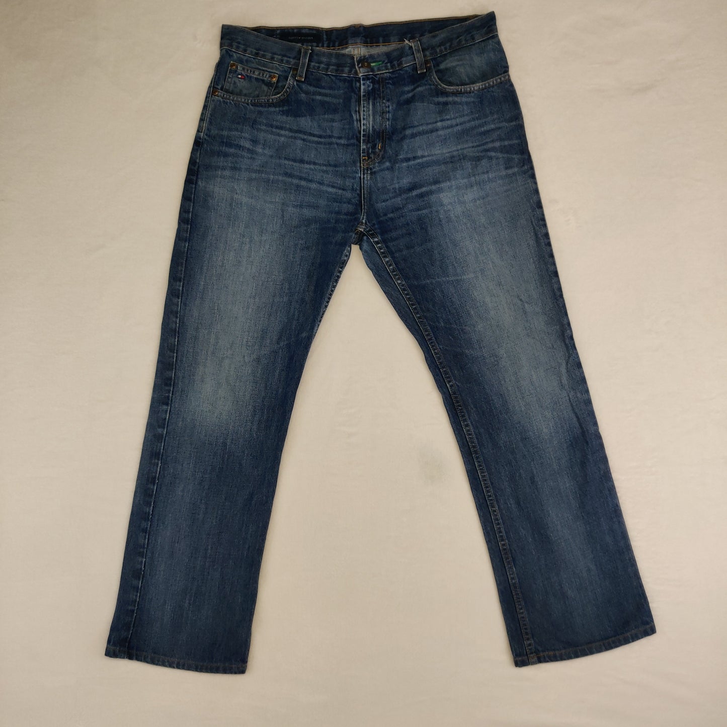 Tommy Hilfiger Blue Bootcut Denim Jeans Men W36 L32