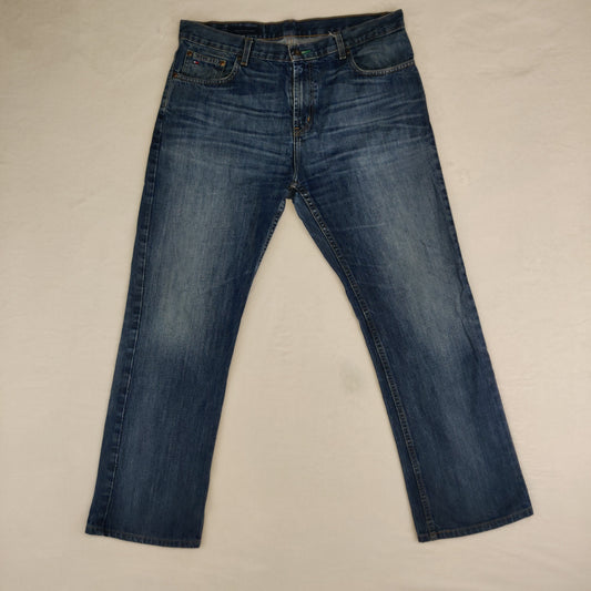 Tommy Hilfiger Blue Bootcut Denim Jeans Men W36 L32