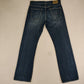 Tommy Hilfiger Manhattan Dark Blue Bootcut Denim Jeans Men W34 L34