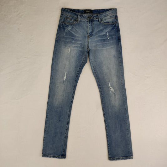 Diesel Blue Slim Fit Distressed Denim Jeans Men W32 L32