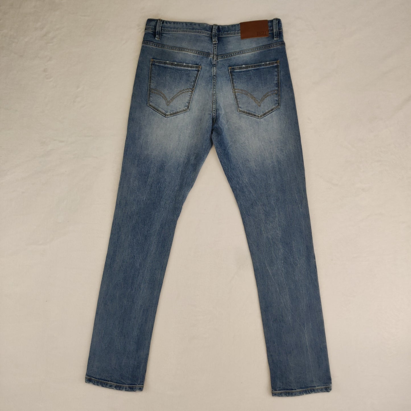 Diesel Blue Slim Fit Distressed Denim Jeans Men W32 L32