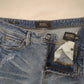 Diesel Blue Slim Fit Distressed Denim Jeans Men W32 L32