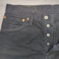Levi's 535 Vintage Black Straight Fit Denim Jeans Men W32 L32