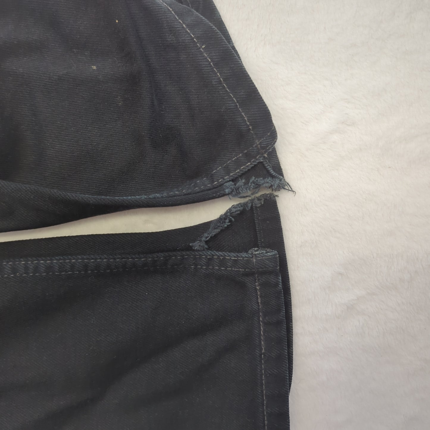 Levi's 535 Vintage Black Straight Fit Denim Jeans Men W32 L32