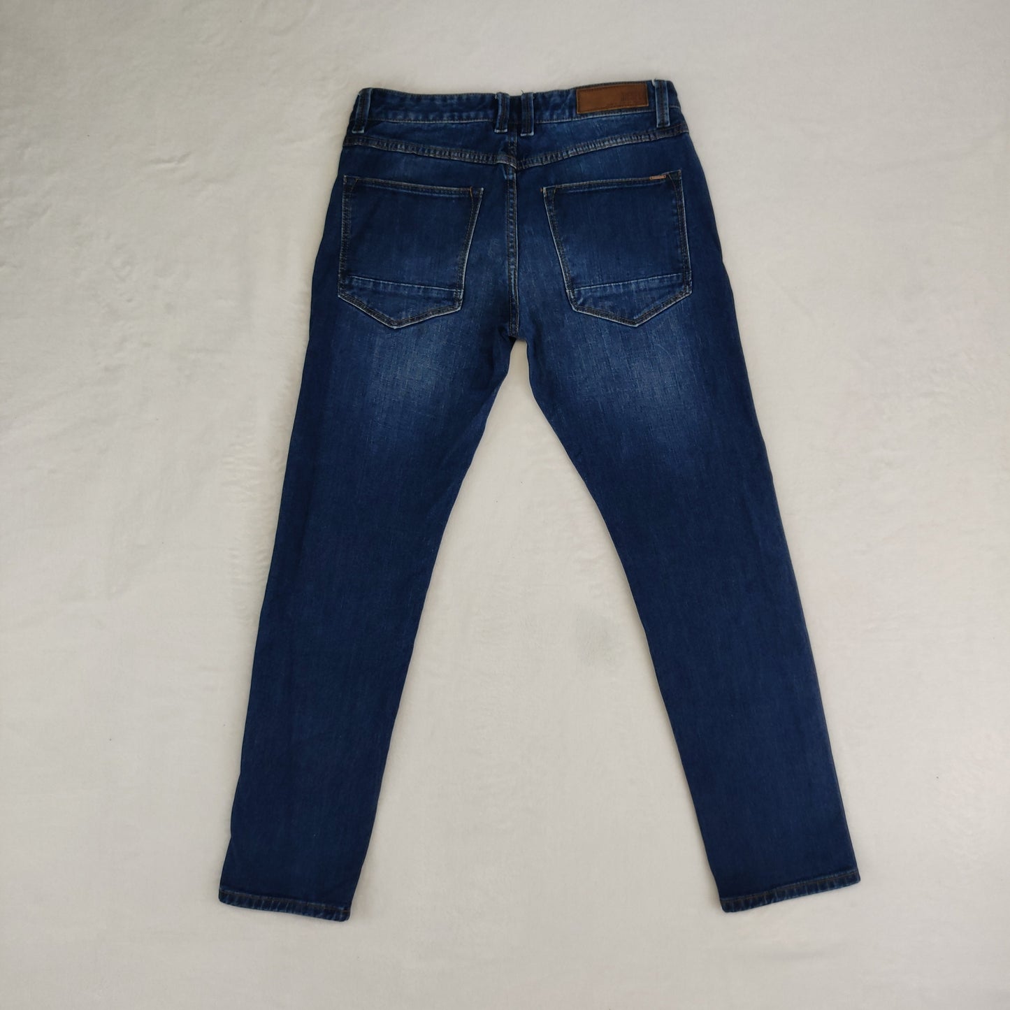 Diesel Tapered Blue Hand Made Ring Spun Denim Jeans Men W30 L30