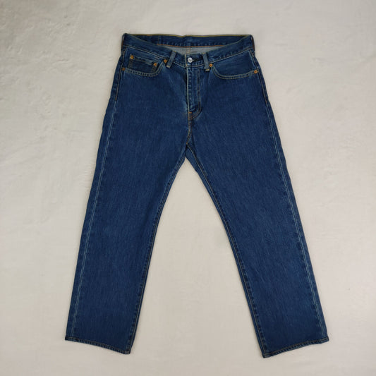 Levi's 751 Blue Straight Fit Denim Jeans Men W32 L30