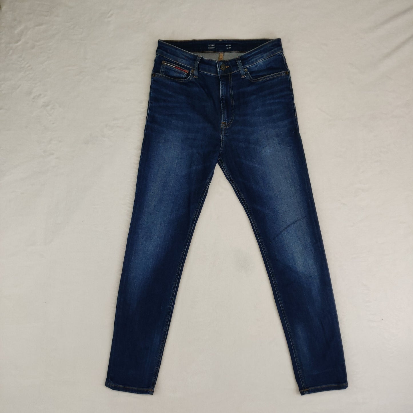 Tommy Hilfiger Dark Blue Skinny Simon Denim Jeans Men W30 L30