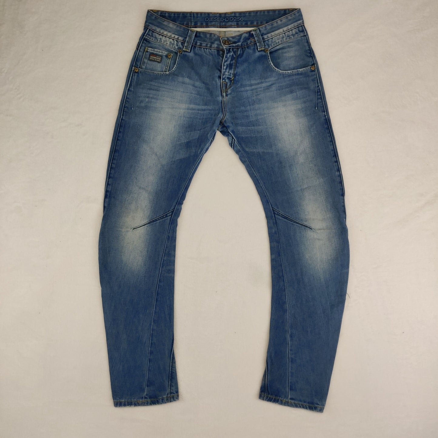 Diesel DD256 Blue Tapered Fit Denim Jeans Men W32 L32