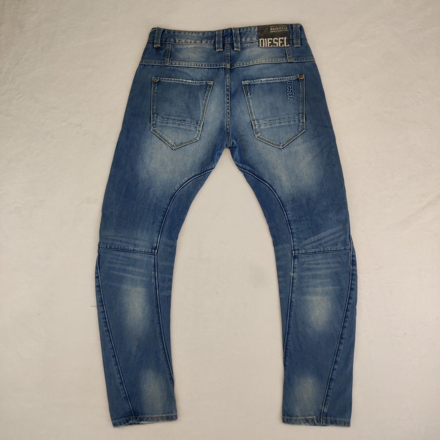 Diesel DD256 Blue Tapered Fit Denim Jeans Men W32 L32