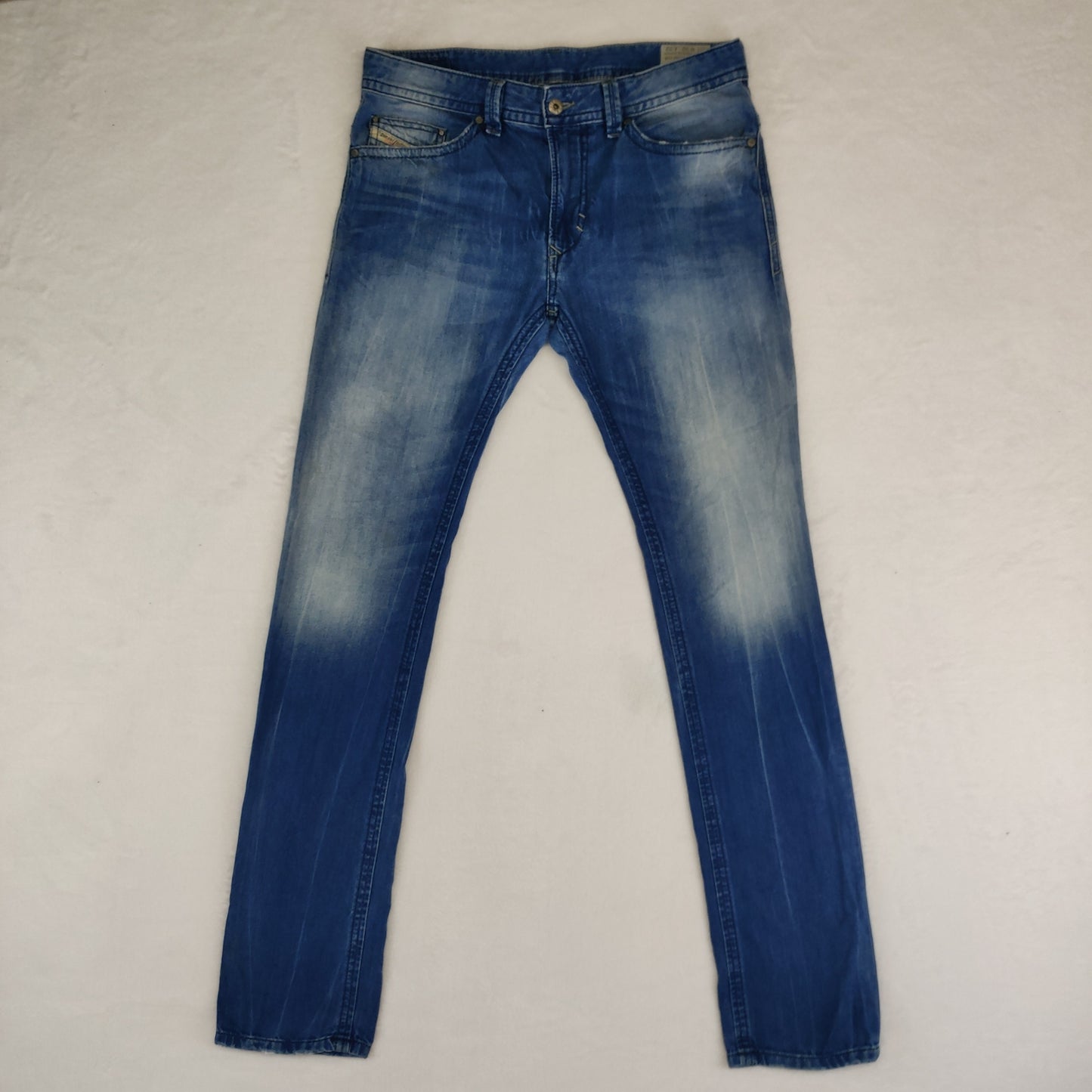Diesel Thavar Blue Slim Skinny Fit Denim Jeans Men W30 32