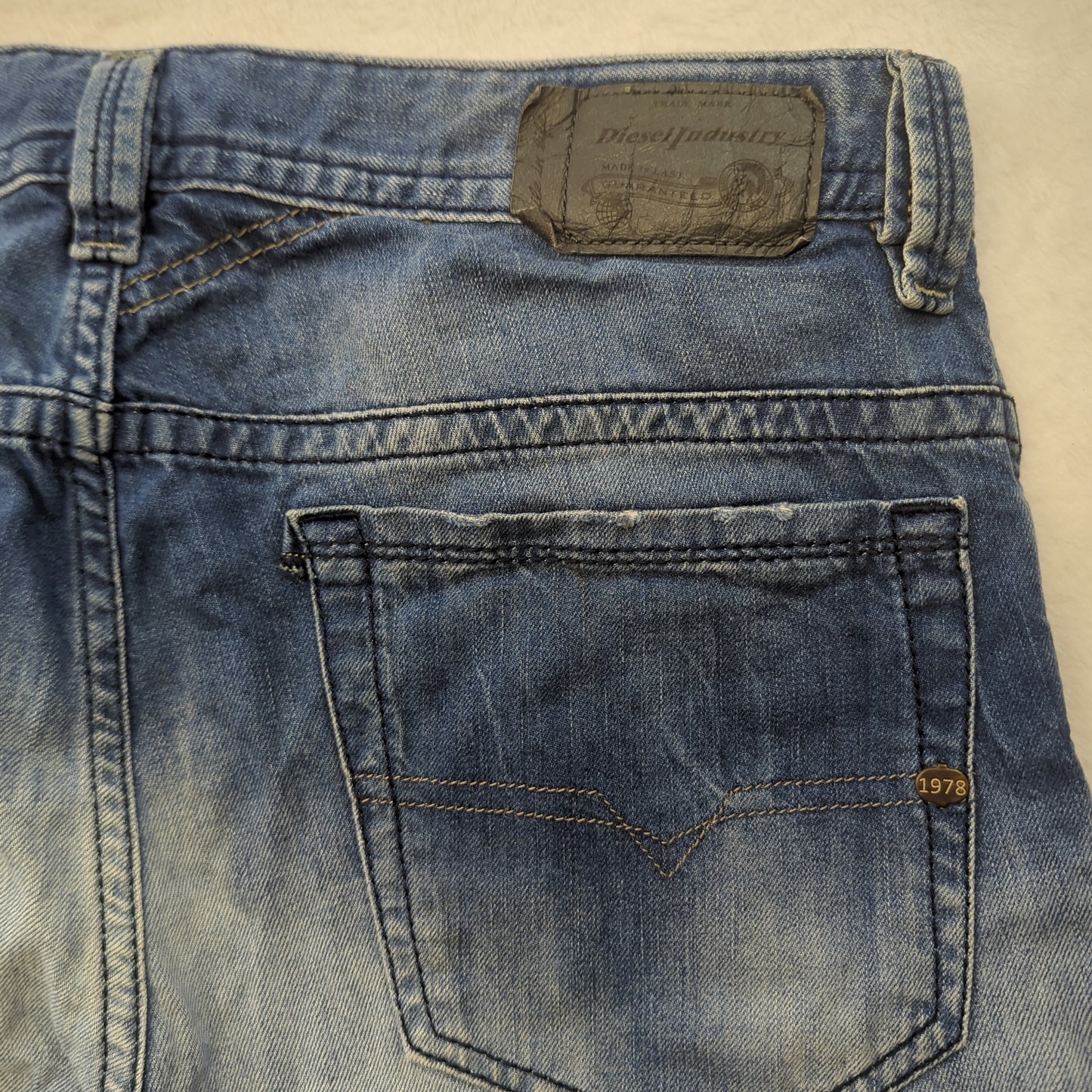 Diesel Thavar Blue Slim Skinny Fit Denim Jeans Men W30 32