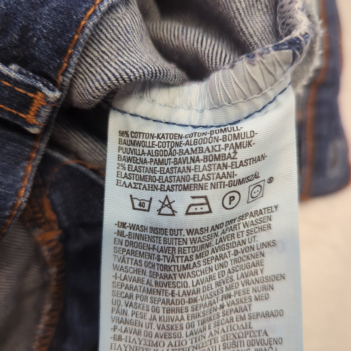 Levi's 525 Vintage Blue Bootcut Denim Jeans Women W32 L30