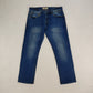 Diesel Blue Straight Fit Hand Made Ring Spun Denim Jeans Men W32 L30