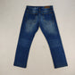 Diesel Blue Straight Fit Hand Made Ring Spun Denim Jeans Men W32 L30