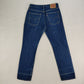 Levis 581 06 Blue Regular Straight Fit Denim Jeans Men W34 L32