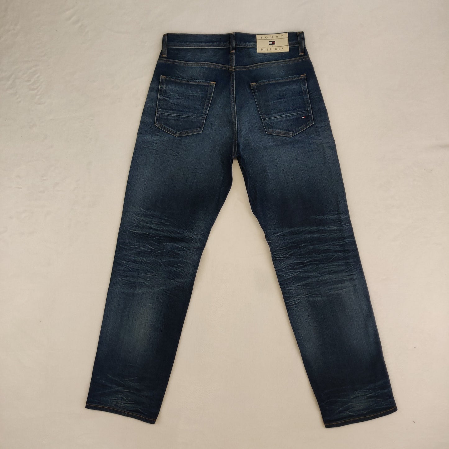 Tommy Hilfiger Vintage Blue Tapered Denim Jeans Men W30 L30