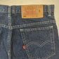 Levi's 501 Blue Cotton Button Up Denim Skirt Women W31 L25
