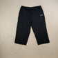 Reebok Athletic Department Black Athletic Shorts Men Large