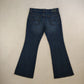 Lee Cooper Blue Narrow Leg Fitted Waist Bootcut Jeans Women UK 14 W32 L30