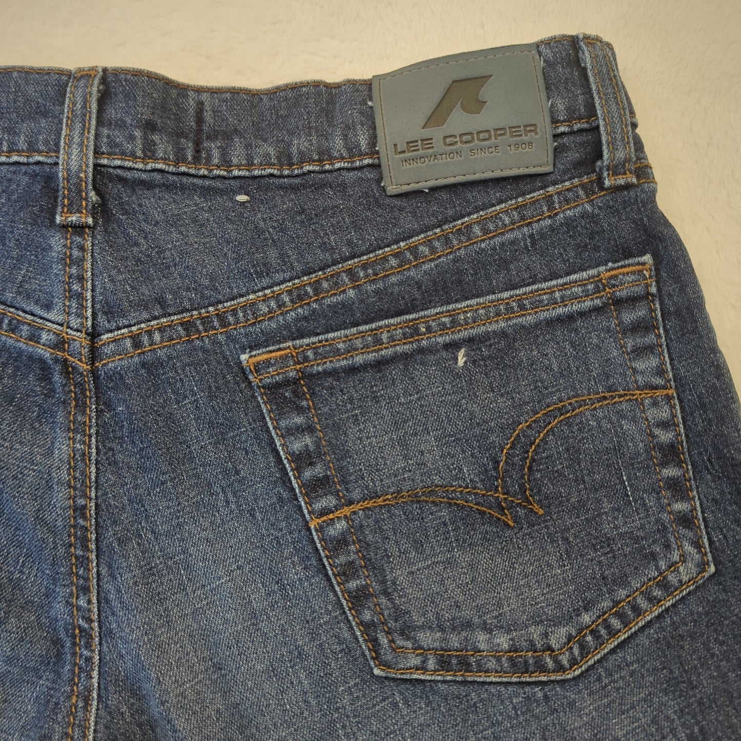 Lee Cooper Blue Narrow Leg Fitted Waist Bootcut Jeans Women UK 14 W32 L30