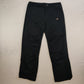 Adidas Vintage Black Windbreaker Track Pants Trousers Men Medium
