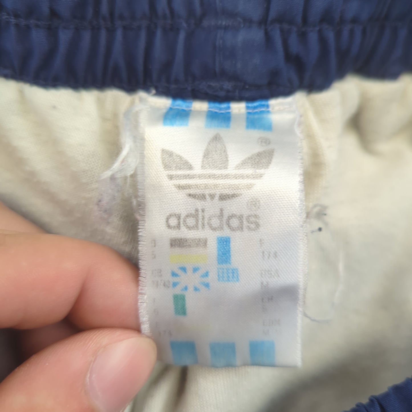 Adidas Vintage Blue Jogger Track Pants Trousers Men Medium