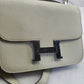 Hermès Constance 18 Mini White Pearl Leather Shoulder Bag Women