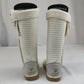 UGG Knit Crochet Wool White Tall Boots Women UK 5.5
