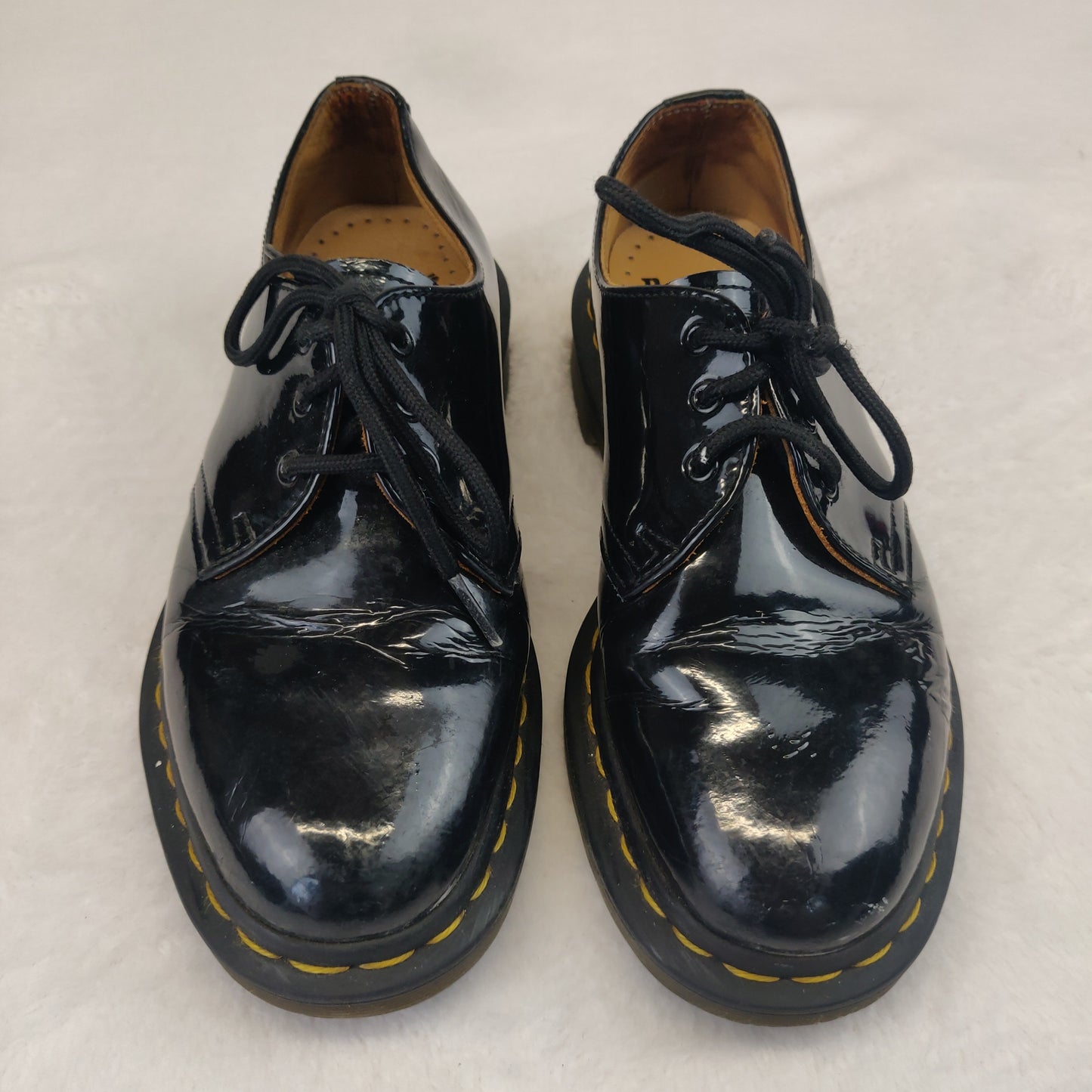 Dr. Martens 1461 Black Leather Loafer Comfort Shoes Women UK 4 EU 37