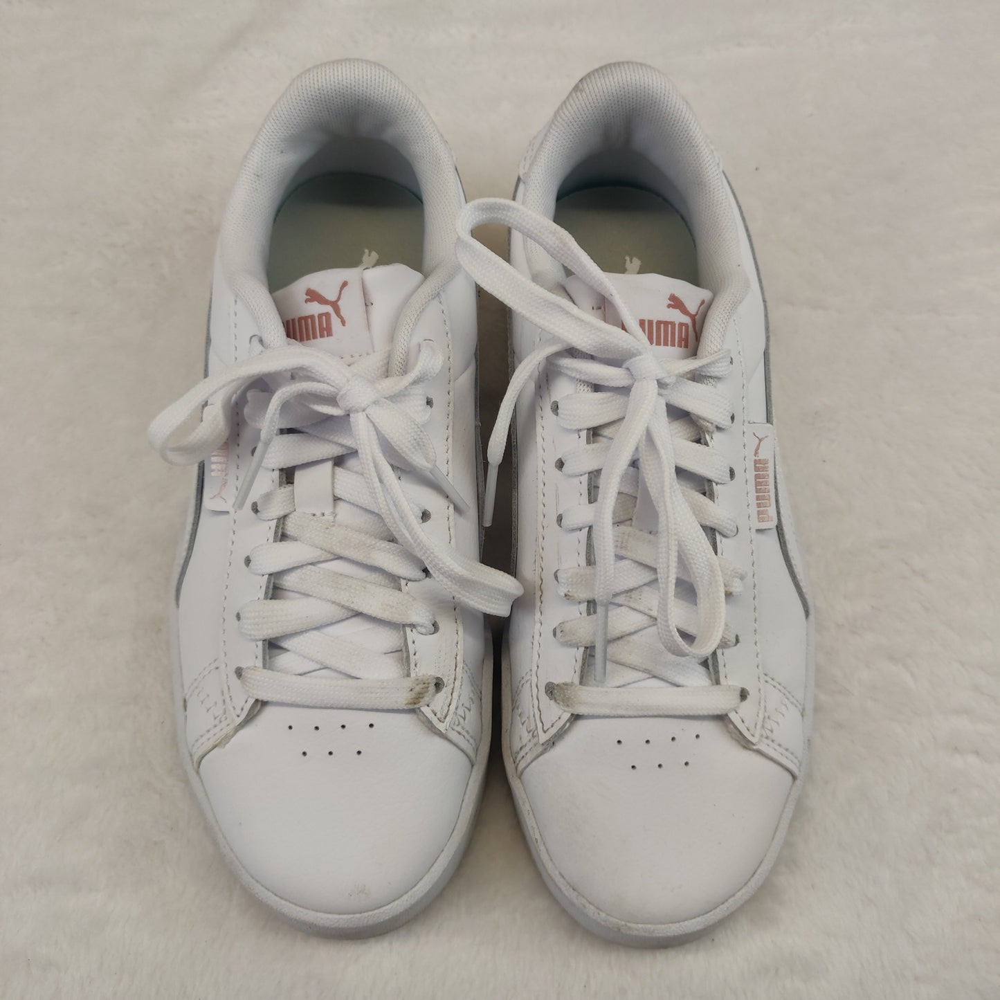 Puma Jada White Leather Sneaker Trainers Women UK 3