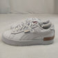 Puma Jada White Leather Sneaker Trainers Women UK 3