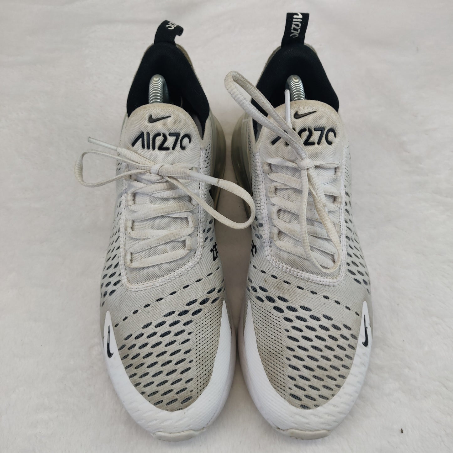 Nike Air Max 270 White Sneaker Trainers Men UK 7 - AH6789-100