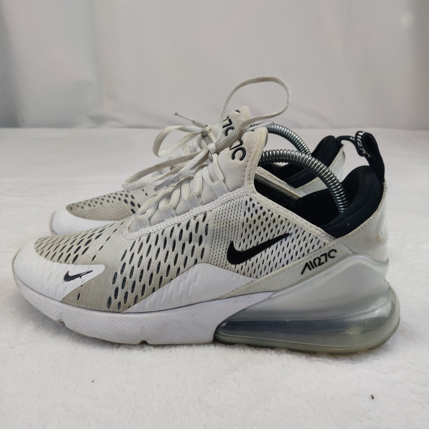 Nike Air Max 270 White Sneaker Trainers Men UK 7 - AH6789-100
