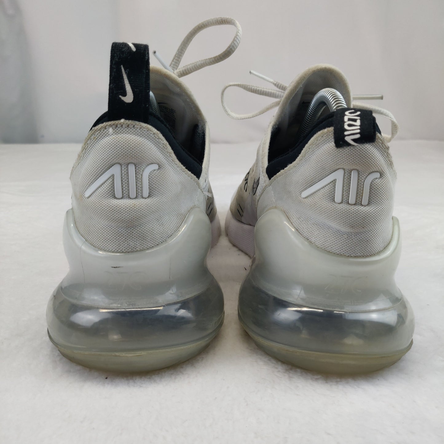 Nike Air Max 270 White Sneaker Trainers Men UK 7 - AH6789-100