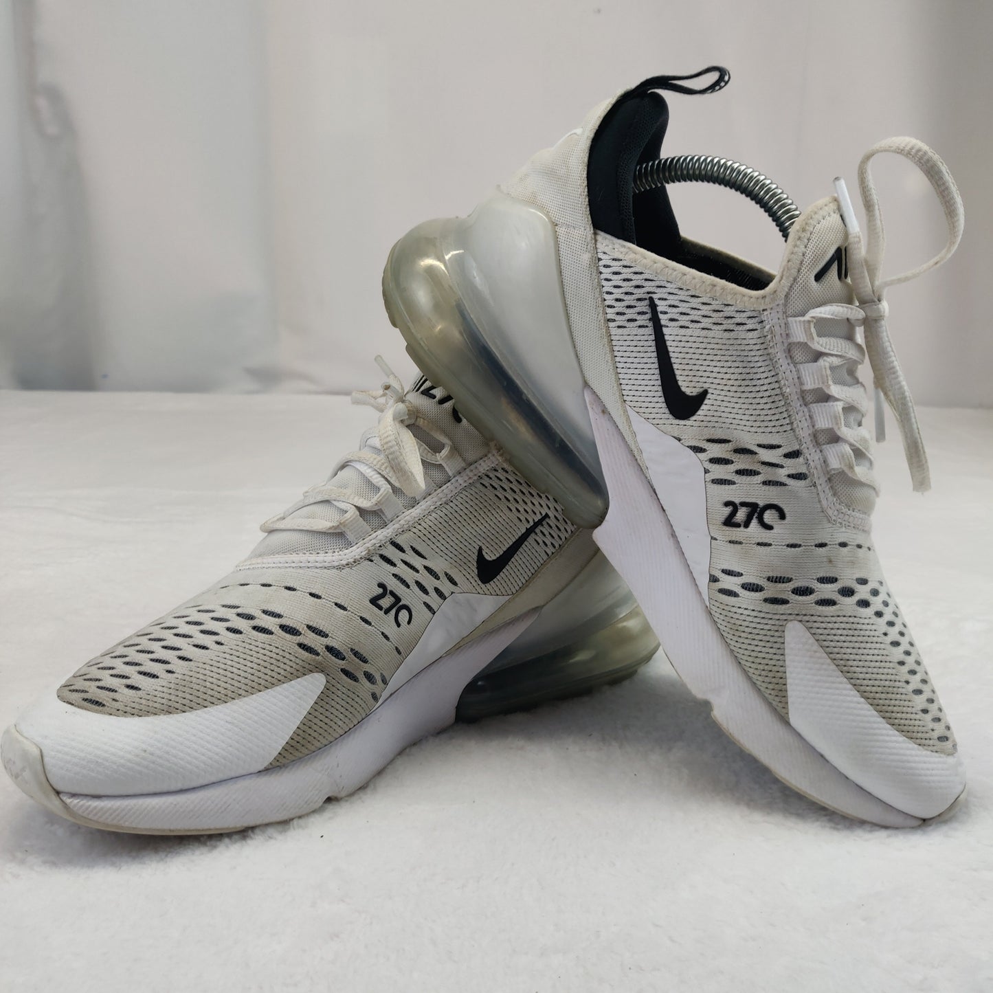 Nike Air Max 270 White Sneaker Trainers Men UK 7 - AH6789-100