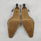 Van Dal Grey White Closed Toe Slingback Heels Women UK 4.5