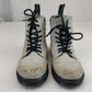 Dr. Martens 1460 AirWait Sliver Glitter Combat Boots Women UK 3