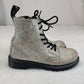 Dr. Martens 1460 AirWait Sliver Glitter Combat Boots Women UK 3