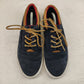 Tommy Hilfiger Navy Blue Leather Suede Sneaker Trainers Men UK 9