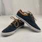 Tommy Hilfiger Navy Blue Leather Suede Sneaker Trainers Men UK 9