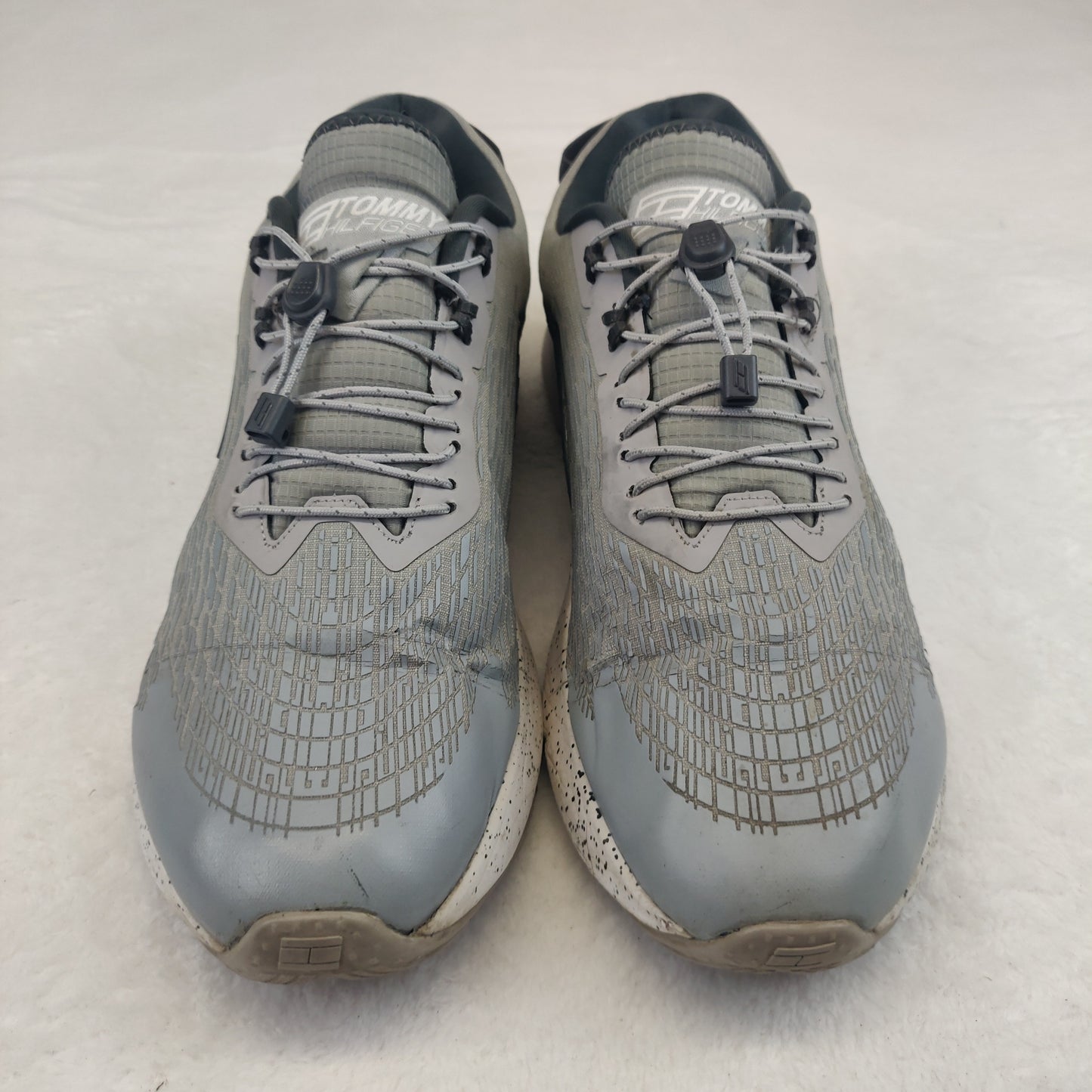 Tommy Hilfiger Sterling Grey TechFoam Sneaker Trainers Shoes Men UK 10