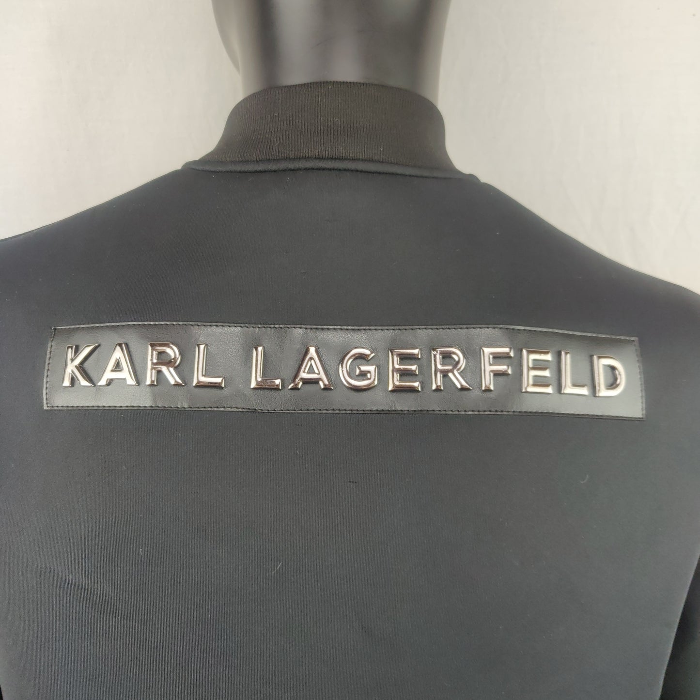 Karl Lagerfeld Black Soft  Shell Windbreaker Jacket Men Size Small