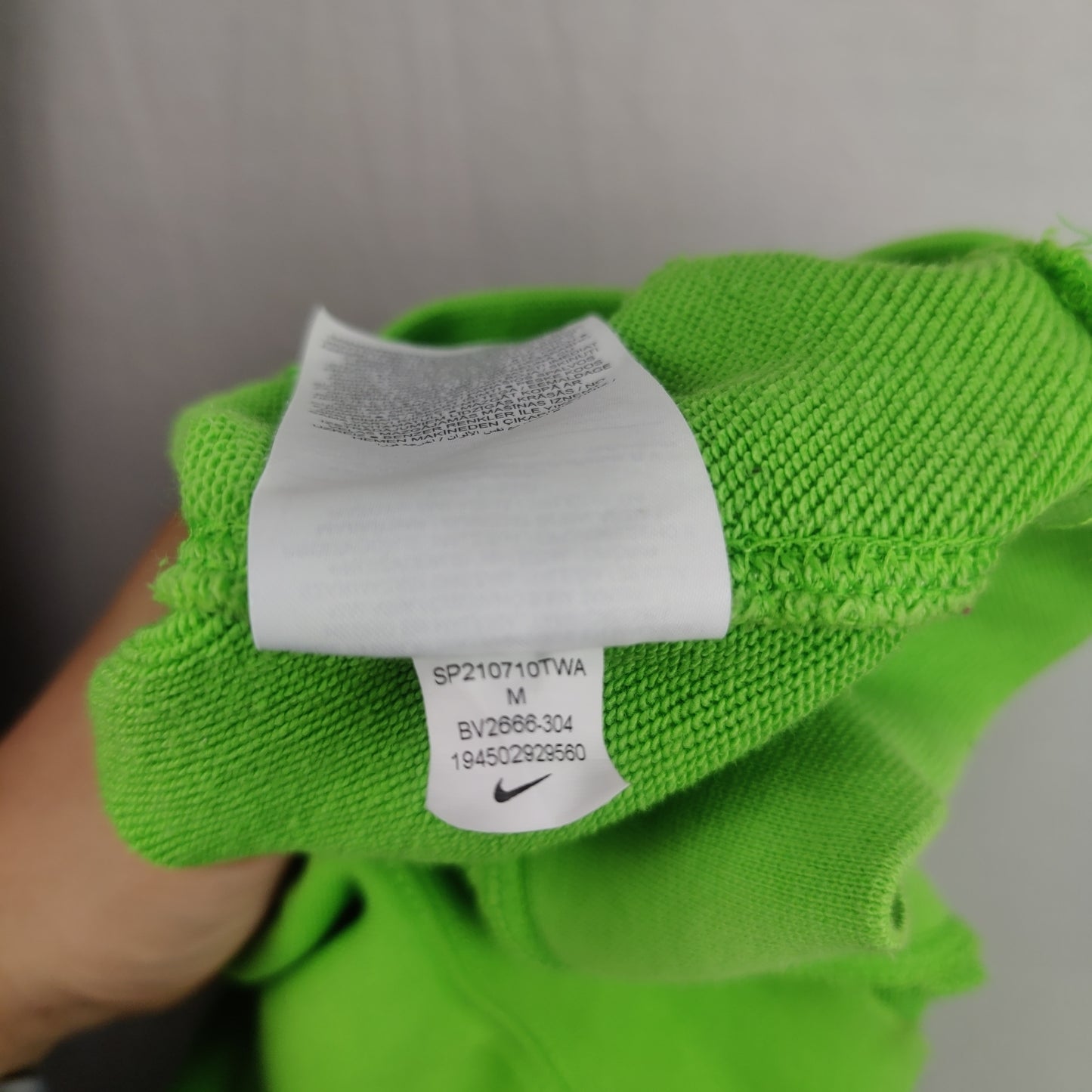 Nike Sportswear Green Crew Neck Pullover Sweatshirt Men Size Medium