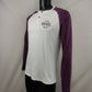 Diesel White Burgundy Long Sleeve Polo Shirt Men Medium