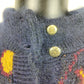 St Bernard Vintage Knit Cardigan Sweater Flower Women Size UK 10-12 Medium