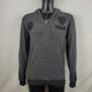 Diesel Dark Grey Cotton Knit Pullover Hoodie Men Size Small