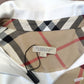 Burberry White Cotton Long Sleeve Polo Shirt Men Size Small