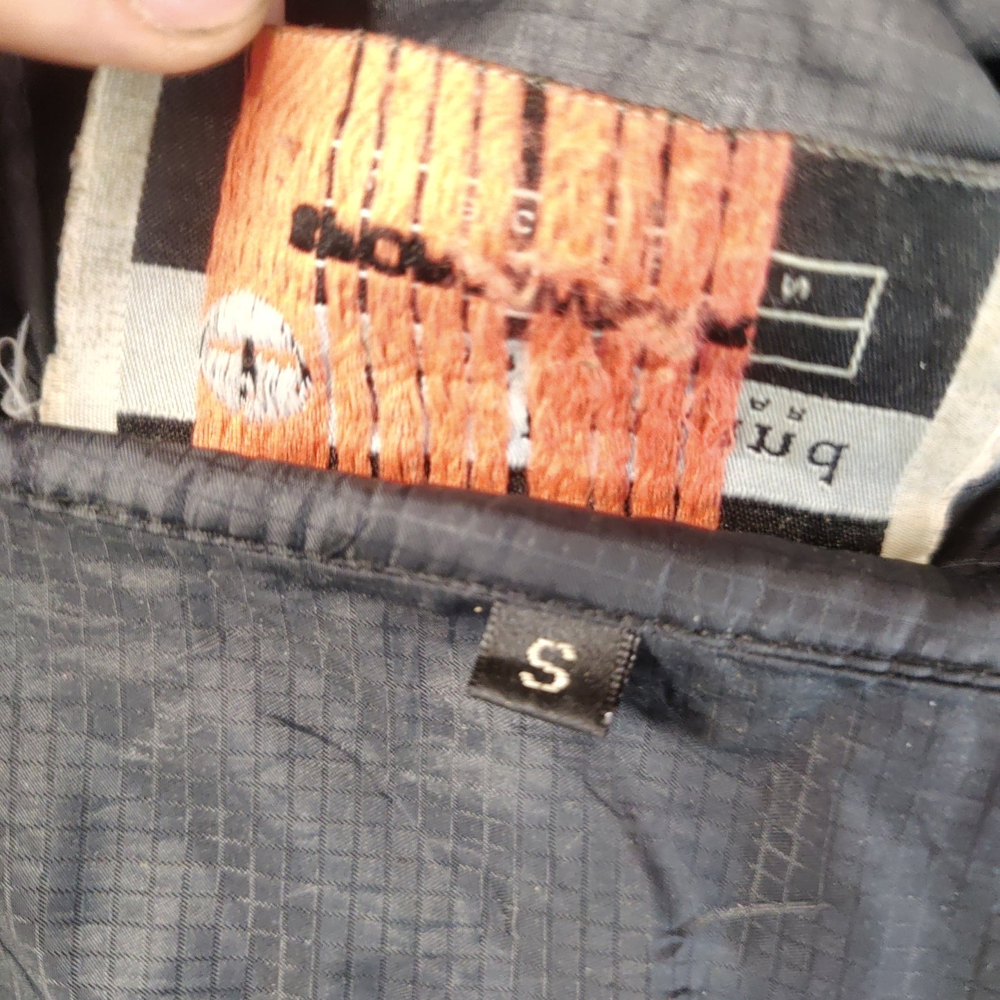 Timberland Vintage Navy Blue Waterproof Windbreaker Jacket Men Small