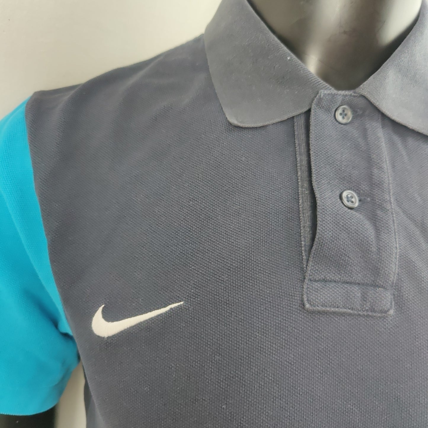 Arsenal Nike Navy Blue Polo Shirt Jersey Men Size Medium