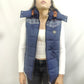 Timberland Navy Blue Puffer Jacket Gilet Women Size Small ~ New with tags